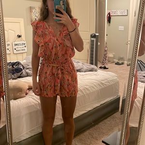 Orange Romper